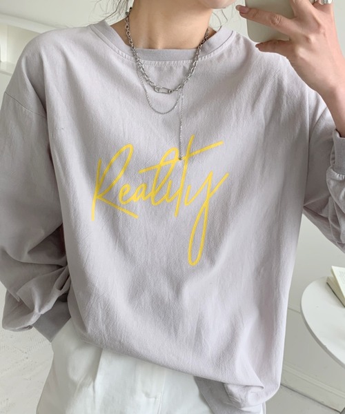 Diosfront（ディオスフロント）の「バックラインカラープリントビックシルエットブラウス（シャツ/ブラウス・レディース・ホワイト/ブラック/グレー/ピンク・FREE）」の20枚目の写真