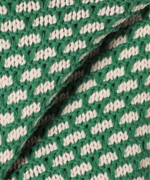 Simplicite（サンプリシテ）の「深VバイカラーKNITプルオーバー◆（ニット/セーター・レディース・ブラウン/ナチュラル/ブルー/グリーン・FREE）」の12枚目の写真