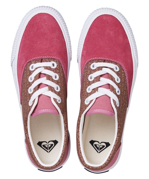ROXY（ロキシー）の「UPWARD SUEDE/ロキシースニーカー（スニーカー・レディース・ベージュ/パープル/ブラック・23cm/24.5cm/23.5cm/25cm/24cm）」の3枚目の写真