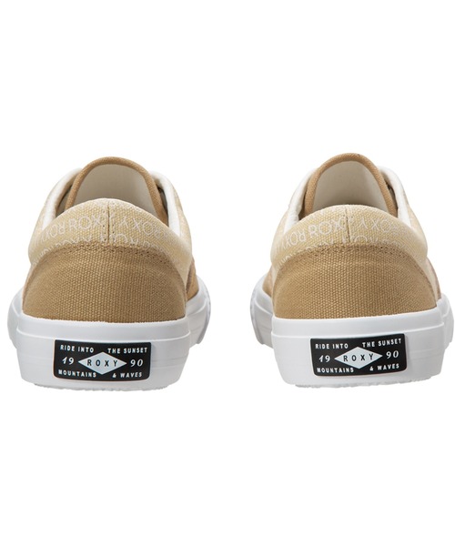 ROXY（ロキシー）の「UPWARD SUEDE/ロキシースニーカー（スニーカー・レディース・ベージュ/パープル/ブラック・23cm/24.5cm/23.5cm/25cm/24cm）」の4枚目の写真