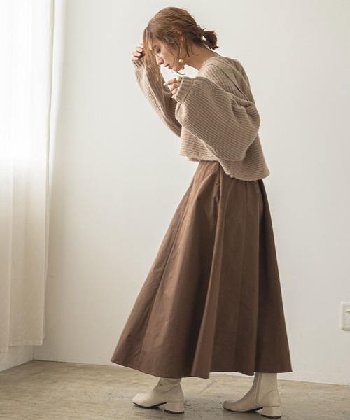 rectangle（レクタングル）の「セーラーカラーニット（ニット/セーター・レディース・ブラック/ブルー/アイボリー/グレイッシュベージュ・FREE）」の13枚目の写真