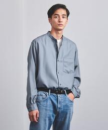 UNITED ARROWS | ＜UNITED ARROWS＞ ウールビエラ ソリッド バンドカラー シャツ(シャツ/ブラウス)