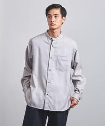 UNITED ARROWS | ＜UNITED ARROWS＞ ウールビエラ ソリッド バンドカラー シャツ(シャツ/ブラウス)
