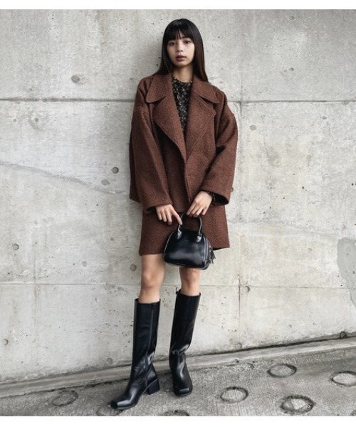 MOUSSY（マウジー）の「TWEED MINI スカート（スカート・レディース・ブラック/ブラウン/レッド・0/2/1）」の22枚目の写真