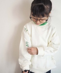 CIAOPANIC TYPY（チャオパニックティピー）の「【KIDS】ダメージスウェットプルオーバー（スウェット・キッズ）」
