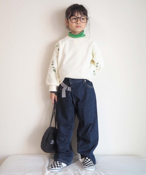 CIAOPANIC TYPY（チャオパニックティピー）の「【KIDS】ダメージスウェットプルオーバー（スウェット・キッズ・ブラック/ホワイト/レッド・SMALL/X-LARGE/LARGE/MEDIUM/XX-LARGE）」の16枚目の写真