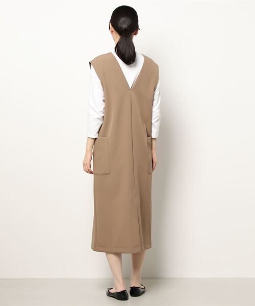 ADAM ET ROPE'(アダムエロペ)の「【アウトレット店舗・WEB限定】2WAYジャンパースカート(ジャンパースカート・レディース・ブラック/ブラウン・FREE)」の3枚目の写真