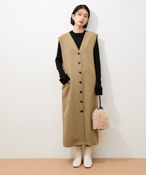 ADAM ET ROPE' ジャンパースカート ワンピース　★未使用タグ付き★ ADAM ET ROPE' ワンピース ジャンパースカート 【WEB限定】2WAY