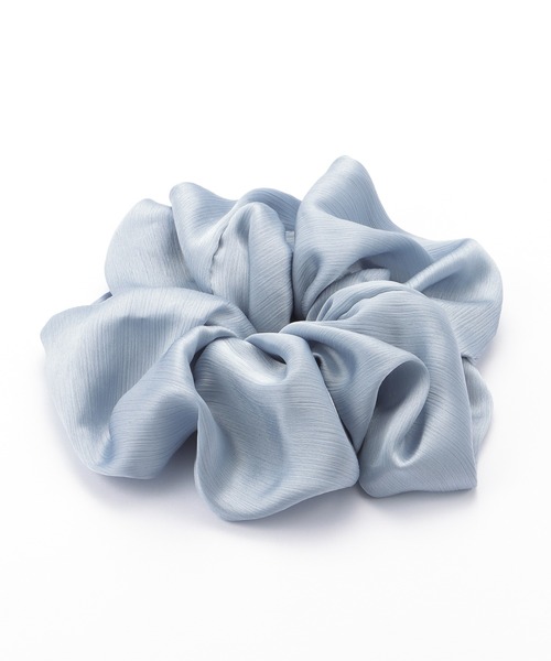 Blueberry（ブルーベリー）の「カラフル シュシュ ヘアゴム ヘアアクセ（シュシュ・レディース・ブルー/サックスブルー/ブラック系2/ブラック系1/ブラウン/ブラウン系1/オレンジ/パープル/ブラック/ベージュ/グリーン/ホワイト・フリー）」の15枚目の写真