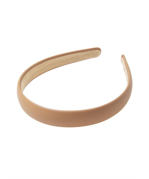 fifth（フィフス）の「フェイクレザーカチューシャ（その他ヘアアクセサリー・レディース・ブラック/キャメル・FREE）」の3枚目の写真