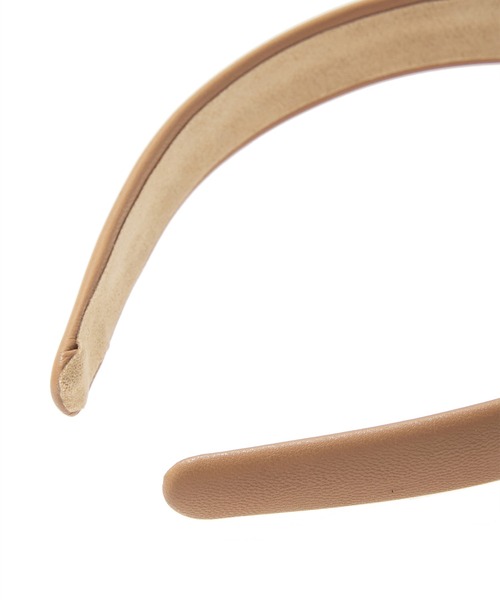 fifth（フィフス）の「フェイクレザーカチューシャ（その他ヘアアクセサリー・レディース・ブラック/キャメル・FREE）」の10枚目の写真