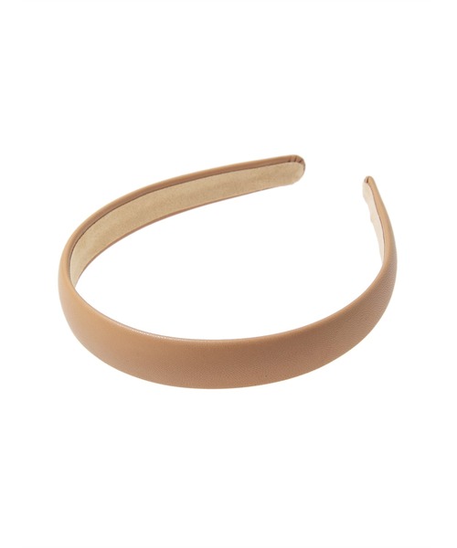 fifth（フィフス）の「フェイクレザーカチューシャ（その他ヘアアクセサリー・レディース・ブラック/キャメル・FREE）」の8枚目の写真