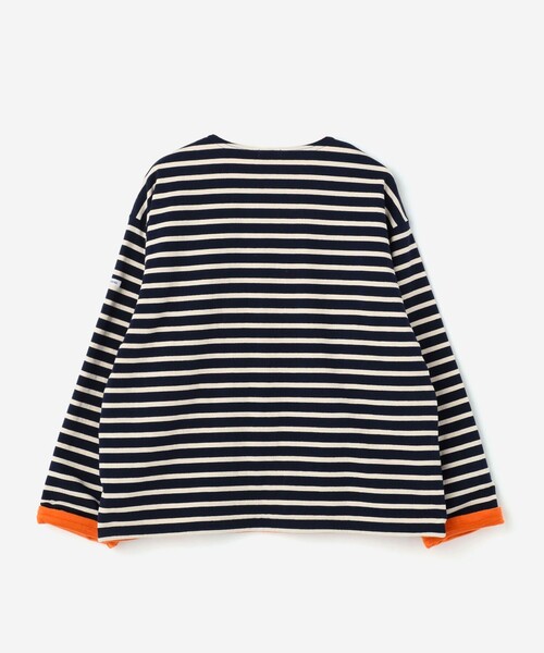 ORCIVAL(オーシバル)の「ORCIVAL | 裏フリース クルーネックカーディガン WOMEN(カーディガン/ボレロ・レディース・ブルー系その他5/ブラック/ホワイト系その他6・1)」の4枚目の写真