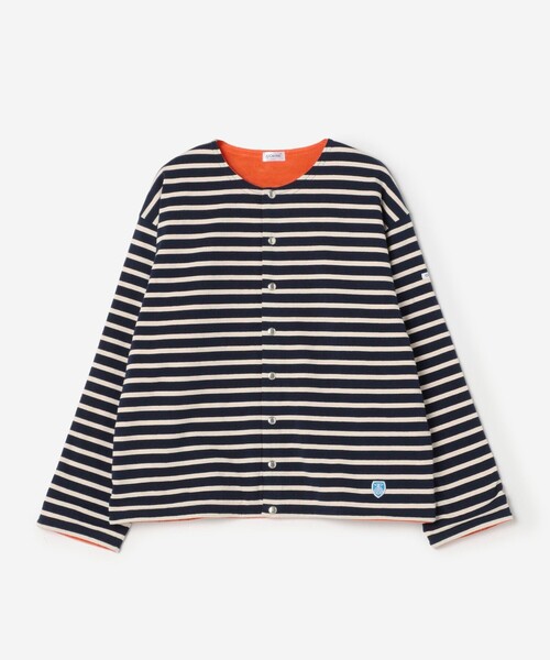 ORCIVAL(オーシバル)の「ORCIVAL | 裏フリース クルーネックカーディガン WOMEN(カーディガン/ボレロ・レディース・ブルー系その他5/ブラック/ホワイト系その他6・1)」の5枚目の写真