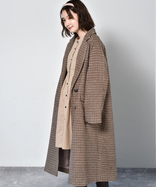 RETRO GIRL(レトロガール)の「ロングコート(チェスターコート・レディース・ブラック/オレンジ/アイボリー/ブラウン系その他・FREE)」の17枚目の写真