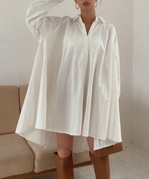 Volumy back long シャツ