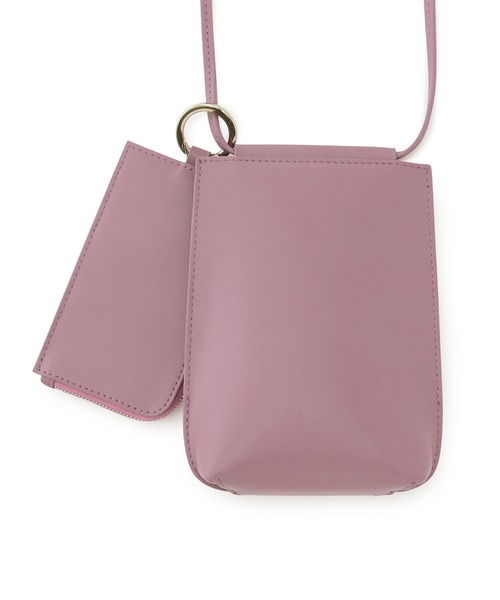 ADAM ET ROPE'(アダムエロペ)の「フラグメントケース付きスマホショルダー(ショルダーバッグ・レディース・ブラック/ベージュ/グリーン/ラベンダー・FREE)」の6枚目の写真