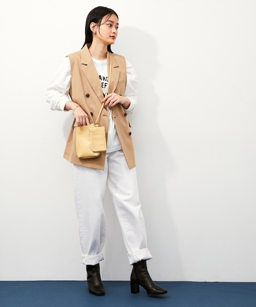 ADAM ET ROPE'(アダムエロペ)の「フラグメントケース付きスマホショルダー(ショルダーバッグ・レディース・ブラック/ベージュ/グリーン/ラベンダー・FREE)」の20枚目の写真