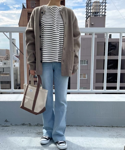 URBAN RESEARCH DOORS（アーバンリサーチドアーズ）の「ハミルトンウールニットカーディガン（カーディガン/ボレロ・メンズ・モカ/ブラック・40/38）」の6枚目の写真