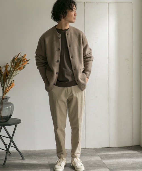 URBAN RESEARCH DOORS（アーバンリサーチドアーズ）の「ハミルトンウールニットカーディガン（カーディガン/ボレロ・メンズ・モカ/ブラック・40/38）」の11枚目の写真