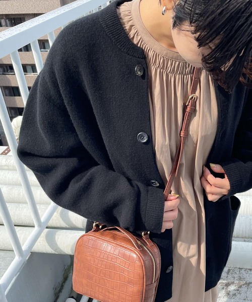 URBAN RESEARCH DOORS（アーバンリサーチドアーズ）の「ハミルトンウールニットカーディガン（カーディガン/ボレロ・メンズ・モカ/ブラック・40/38）」の12枚目の写真