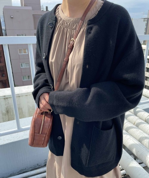 URBAN RESEARCH DOORS（アーバンリサーチドアーズ）の「ハミルトンウールニットカーディガン（カーディガン/ボレロ・メンズ・モカ/ブラック・40/38）」の13枚目の写真