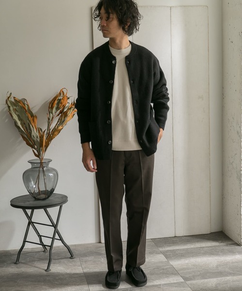 URBAN RESEARCH DOORS（アーバンリサーチドアーズ）の「ハミルトンウールニットカーディガン（カーディガン/ボレロ・メンズ・モカ/ブラック・40/38）」の19枚目の写真