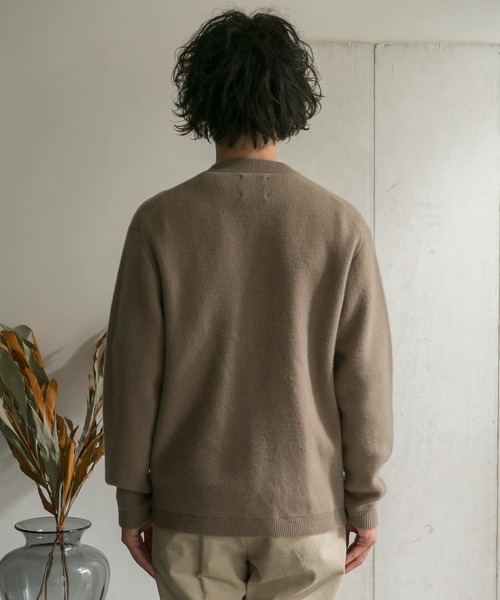 URBAN RESEARCH DOORS（アーバンリサーチドアーズ）の「ハミルトンウールニットカーディガン（カーディガン/ボレロ・メンズ・モカ/ブラック・40/38）」の22枚目の写真
