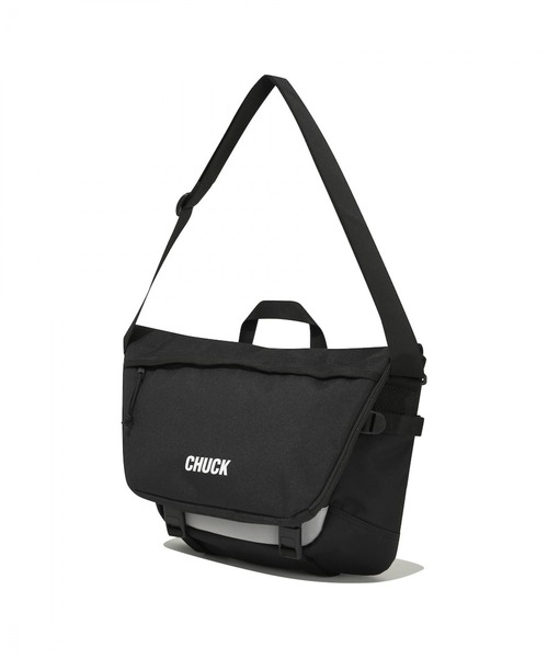 CHUCK(チャック)の「【UNISEX】CHUCK/Messenger Bag(ショルダーバッグ・レディース・ブラック・FREE)」の5枚目の写真