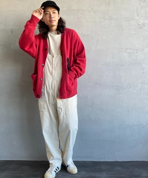 TIMELY WARNING（タイムリーワーニング）の「【WEB限定】[TIMELY WARNING/タイムリーワーニング] ワッペン刺繍 レタードニットカーディガン（カーディガン/ボレロ・レディース・レッド/イエロー/ブルー・M/L）」の13枚目の写真
