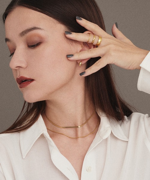 CENE（セネ）の「【CENE】セネ/シンプルリング　(1.1mm)（リング・レディース・ゴールド/シルバー・#11/#13/#9）」の10枚目の写真