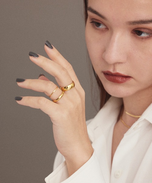 CENE（セネ）の「【CENE】セネ/シンプルリング　(1.1mm)（リング・レディース・ゴールド/シルバー・#11/#13/#9）」の5枚目の写真