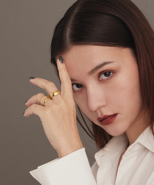 CENE（セネ）の「【CENE】セネ/シンプルリング　(1.1mm)（リング・レディース・ゴールド/シルバー・#11/#13/#9）」の8枚目の写真