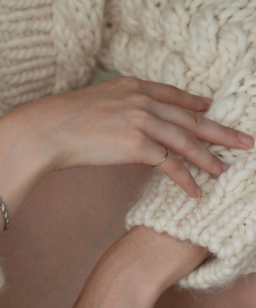 CENE（セネ）の「【CENE】セネ/シンプルリング　(1.1mm)（リング・レディース・ゴールド/シルバー・#11/#13/#9）」の12枚目の写真