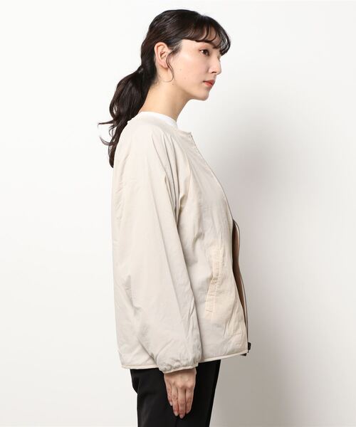 Samansa Mos2（サマンサ モスモス）の「リバーシブルジップブルゾン（ブルゾン・レディース・パープル/ネイビー/カーキ/キナリ・ﾌﾘ-）」の6枚目の写真