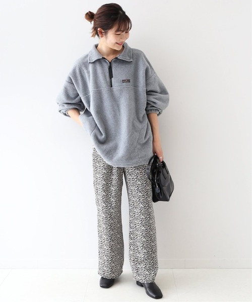 SLOBE IENA（スローブイエナ）の「パターンイージーパンツ【ウエストゴム/手洗い可能】◆（その他パンツ・レディース・ホワイト/ベージュ/グレー・FREE）」の4枚目の写真