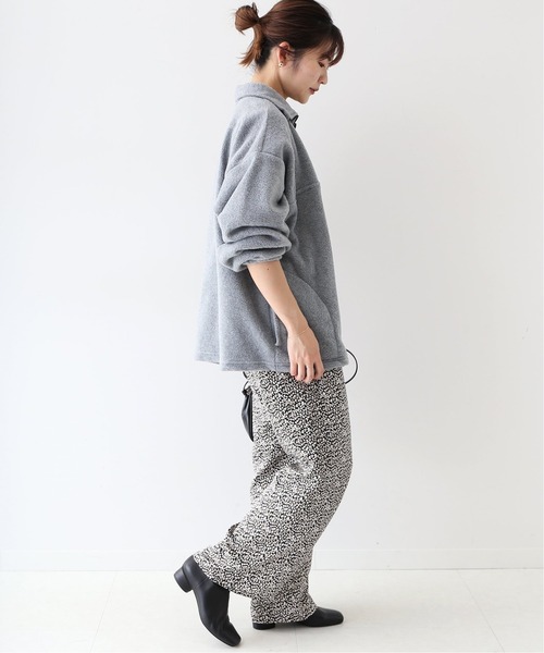 SLOBE IENA（スローブイエナ）の「パターンイージーパンツ【ウエストゴム/手洗い可能】◆（その他パンツ・レディース・ホワイト/ベージュ/グレー・FREE）」の7枚目の写真