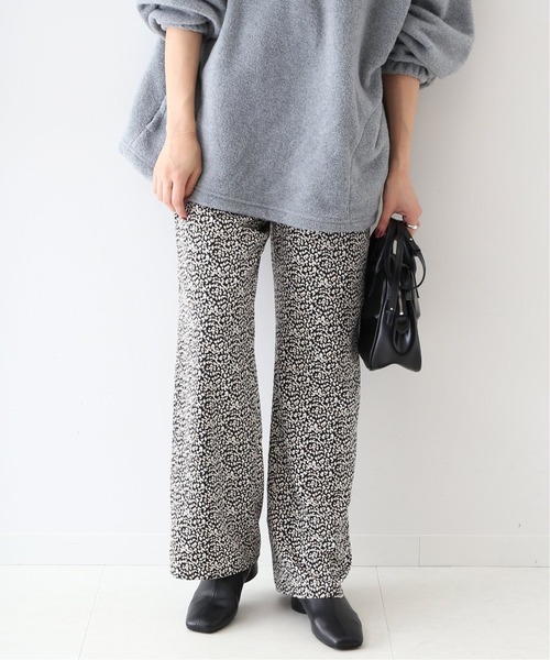 SLOBE IENA（スローブイエナ）の「パターンイージーパンツ【ウエストゴム/手洗い可能】◆（その他パンツ・レディース・ホワイト/ベージュ/グレー・FREE）」の8枚目の写真