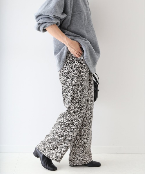 SLOBE IENA（スローブイエナ）の「パターンイージーパンツ【ウエストゴム/手洗い可能】◆（その他パンツ・レディース・ホワイト/ベージュ/グレー・FREE）」の10枚目の写真