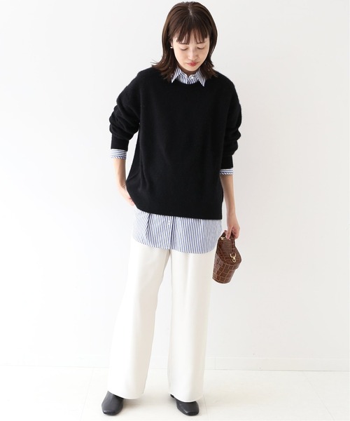 SLOBE IENA（スローブイエナ）の「パターンイージーパンツ【ウエストゴム/手洗い可能】◆（その他パンツ・レディース・ホワイト/ベージュ/グレー・FREE）」の12枚目の写真