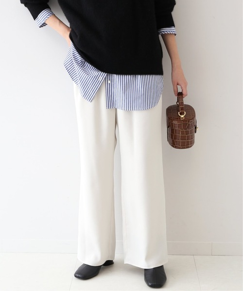 SLOBE IENA（スローブイエナ）の「パターンイージーパンツ【ウエストゴム/手洗い可能】◆（その他パンツ・レディース・ホワイト/ベージュ/グレー・FREE）」の14枚目の写真