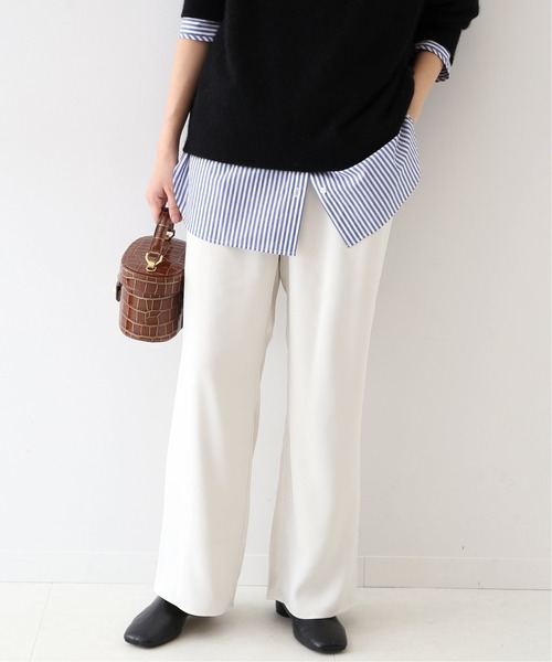 SLOBE IENA（スローブイエナ）の「パターンイージーパンツ【ウエストゴム/手洗い可能】◆（その他パンツ・レディース・ホワイト/ベージュ/グレー・FREE）」の15枚目の写真