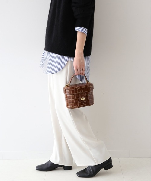 SLOBE IENA（スローブイエナ）の「パターンイージーパンツ【ウエストゴム/手洗い可能】◆（その他パンツ・レディース・ホワイト/ベージュ/グレー・FREE）」の17枚目の写真