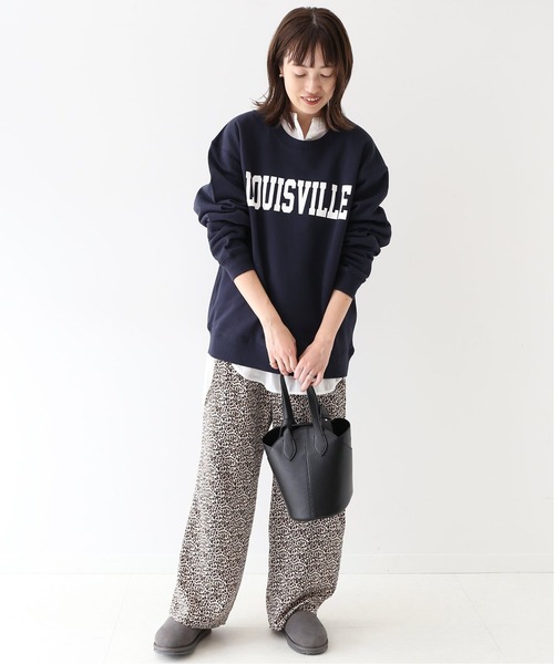 SLOBE IENA（スローブイエナ）の「パターンイージーパンツ【ウエストゴム/手洗い可能】◆（その他パンツ・レディース・ホワイト/ベージュ/グレー・FREE）」の21枚目の写真