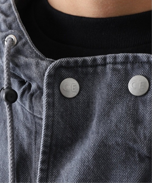 C.E(シーイー)の「【C.E / シーイー】BLACK DENIM ZIP PARKA(ブルゾン・メンズ・チャコールグレー・MEDIUM)」の10枚目の写真