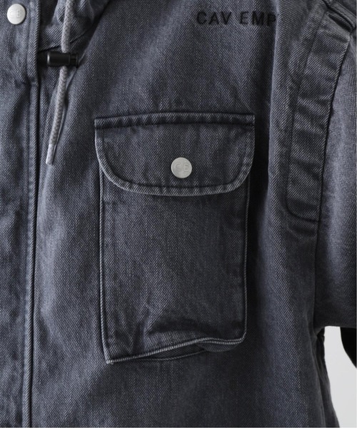 C.E(シーイー)の「【C.E / シーイー】BLACK DENIM ZIP PARKA(ブルゾン・メンズ・チャコールグレー・MEDIUM)」の14枚目の写真