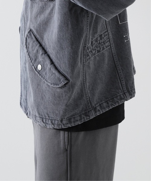 C.E(シーイー)の「【C.E / シーイー】BLACK DENIM ZIP PARKA(ブルゾン・メンズ・チャコールグレー・MEDIUM)」の17枚目の写真