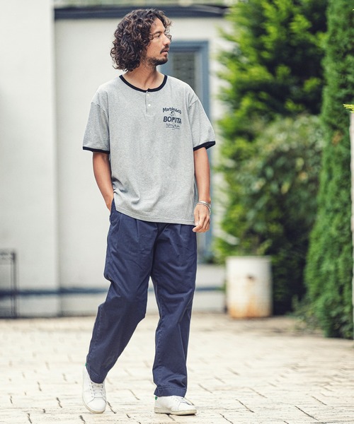 MARBLES(マーブルズ)の「mt7550-VNTG RINGER TEE Tシャツ(Tシャツ/カットソー・メンズ・レッド/ブラック/ブルー・L/S/M/XL)」の7枚目の写真