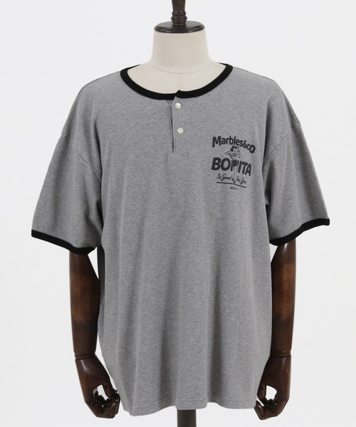 MARBLES(マーブルズ)の「mt7550-VNTG RINGER TEE Tシャツ(Tシャツ/カットソー・メンズ・レッド/ブラック/ブルー・L/S/M/XL)」の20枚目の写真
