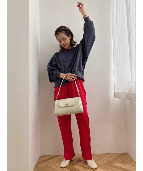 JUMELLE(ジュメロ)の「サイドスリットカラーパンツ(その他パンツ・レディース・ベージュ/レッド/グリーン・SMALL/MEDIUM)」の22枚目の写真